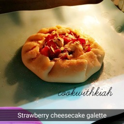 Strawberry Cheesecake Galette